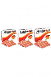 Maxidrops Portakal & C Vitamini 24 Drops 3Lü PAKET (SKT:03/2025) - 1