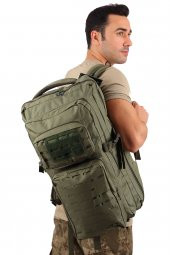 42 Lt Haki Askeri Çanta - Lazer Kesim Taktik Çanta - 1