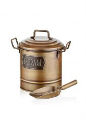 THE MİA GALVANİZ BAKLİYAT KOVASI GOLD - 1