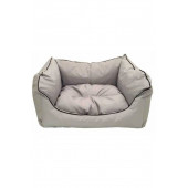 CatMozz Plus Kare Silinebilir Kedi Köpek Yatağı 60X50X17 cm Karışık Renkler Yıkama Garantili - 1