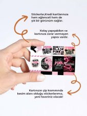 Blackpink Lisa Rose Jennie Kredi Kartı Kaplama Sticker Etiket - 2
