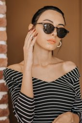 TOMY TİMY VG1064 27 49 Polarize Unisex Güneş Gözlüğü - 1