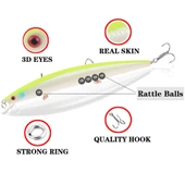 18 cm 24 gr.Lazer Turna Rapala,Levrek Rapala ,,Sahte Lures YapayYem2.Seri thumbnail 2