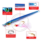 Jig Yem 21gr. 8.5 cm Asist Kancalı Yapay Yem Lures Sahte Yem Rapala - 5
