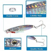 Jig Yem25gr Lures SahteYem Rapala Levrek,Lüfer,Çinekop,Yemi Asist3 - 4