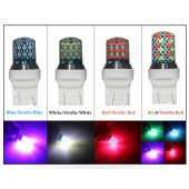 T20 -7443 Serisi RGB Park Stop Ampül 2 FonksiyonluRGB+Çakarlı - 2