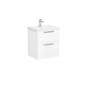 Vitra Root Flat 60 cm Beyaz Çekmeceli Banyo Dolabı Alt Modül Lavabo thumbnail 1