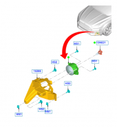 Ford Mondeo Sis Far Bağlantı Braketi Sol 2013- Sonrası - 2