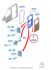 Ford Transit Çift Kabin Arka Kapı Alt Çarpma Takozu - 5