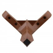 Mobilya Kanepe Sehpa Puf Koltuk Ayağı 14 cm Düz Kahve Baza Ayak thumbnail 5