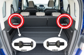Ford Courier Pandizot Tutucusu Ayağı Demir 2013-2021 2 Adet - 1