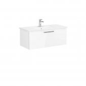 Vitra Root Flat 100 cm Beyaz Çekmeceli Banyo Dolabı Alt Modül Lavabo - 1