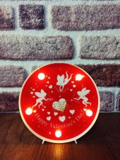 Dekoratif  3D Led Lamba Aşk Perisi Temalı  Led Lamba - 3
