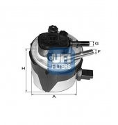 Ford Focus Mazot Filtresi Metal 1.6 Tdcı Ufi Sofima 2005-2011 5M5Q9155AA - 4
