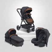 Biddy Pitty Terre Smoked Hafif Travel Sistem Bebek Arabası - 1