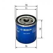 Ford Focus Benzinli Yağ Filtresi Bosch 2005-2018 0986Tf0071 - 1