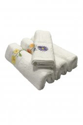 Bulteks Pano Nakışlı Desen 2 El Havlusu 30X50 - 1