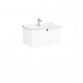 Vitra Root Classic 80 cm Beyaz Çekmeceli Banyo Dolabı Alt Modül Lavabo thumbnail 1