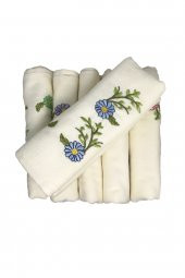 Bulteks Nakışlı Kadife Desen 2 Havlu 30X50 - 1