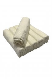 Bulteks Jakarlı Kadife Desen 2 Havlu 30X50 - 1