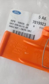 Ford Fiesta Kaput Açma Kolu Turuncu Otosan 1996-2001 89FB16B626AE - 3