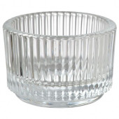 IKEA FINSMAK 3 ADET DEKORATİF CAM TEALIGHT MUMLUK - 1
