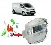 Ford Custom V-362 Ayna Sinyali Beyaz Sağ 2013- Sonrası - 1