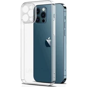 Vendas iPhone 14 Pro Uyumlu Fora Serisi Kamera Korumalı Şeffaf Silikon Kılıf - 1