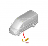 Ford Transit V-363 Yan Gövde Reflektörü Komple Kablolu 2014-2022 - 7