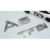 DK Tuning Audi A8 TFSi Krom ABS 3M 3D Bagaj Yazı Logo thumbnail 3