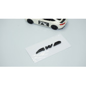DK Tuning AWD Bagaj Siyah ABS 3M 3D Yazı Logo Subaru İle Uyumlu - 2