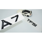 DK Tuning Audi A7 TFSi Parlak Siyah ABS 3M 3D Bagaj Yazı Logo - 1
