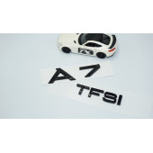 DK Tuning Audi A7 TFSi Parlak Siyah ABS 3M 3D Bagaj Yazı Logo - 2