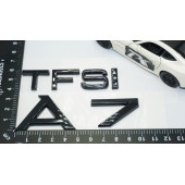DK Tuning Audi A7 TFSi Parlak Siyah ABS 3M 3D Bagaj Yazı Logo - 3