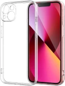 Vendas iPhone 14 Uyumlu (iPhone 14) Simple Serisi Kamera Korumalı Soft Şeffaf Silikon Kılıf - 1