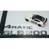 DK Tuning GLB200 4Matic Bagaj Krom ABS Yazı Logo Benz İle Uyumlu - 4