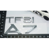 DK Tuning Audi A7 TFSi Krom ABS 3M 3D Bagaj Yazı Logo - 4
