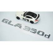DK Tuning GLA 350d Bagaj Krom ABS 3M 3D Yazı Logo Benz İle Uyumlu - 3