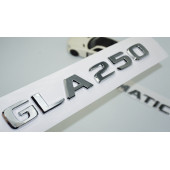 DK Tuning GLA250 4Matic Bagaj Krom ABS Yazı Logo Benz İle Uyumlu - 1