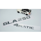 DK Tuning GLA250 4Matic Bagaj Krom ABS Yazı Logo Benz İle Uyumlu - 2