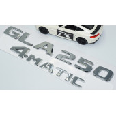 DK Tuning GLA250 4Matic Bagaj Krom ABS Yazı Logo Benz İle Uyumlu - 3