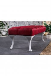 Stoker Puf & Benç 45X90-Pls Ayak Silenebilir Kumaş Bordo - 2
