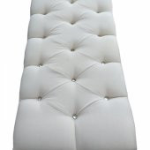 Ünüvar Konsept Puf & Benç 45X90-Pls Ayak Silenebilir Kumaş Beyaz - 1