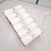 Çeyizlik Kelebek mödel el yüz havlu seti 6 adet 50 x 90 cm ebatindadir - 3