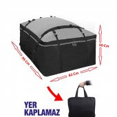 Volvo Xc 90 2.5 T Awd Geartronic 2006 Model PortBagaj Çıtasız Araç Üstü Çanta 350 LT - 4