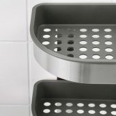 Banyo Duş Sepeti IKEA 19x58 cm Paslanmaz Çelik Raf - 2