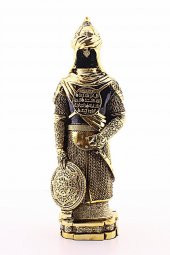 Zırhlı Cevşen Ayetli Asker Gold Biblo 3 Boyutlu Büyük Boy 32 cm-018 - 1