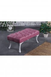 Stoker Puf & Benç 45X90-Pls Ayak Silenebilir Kumaş Pembe - 1