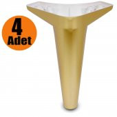 Mobilya Kanepe Sehpa Koltuk Ayağı Gold Baza Ayak 20 cm (4 ADET) - 1