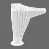 Mobilya Kanepe Koltuk Ünite Ayağı 12 cm Beyaz Baza Ayak (4 ADET) - 4